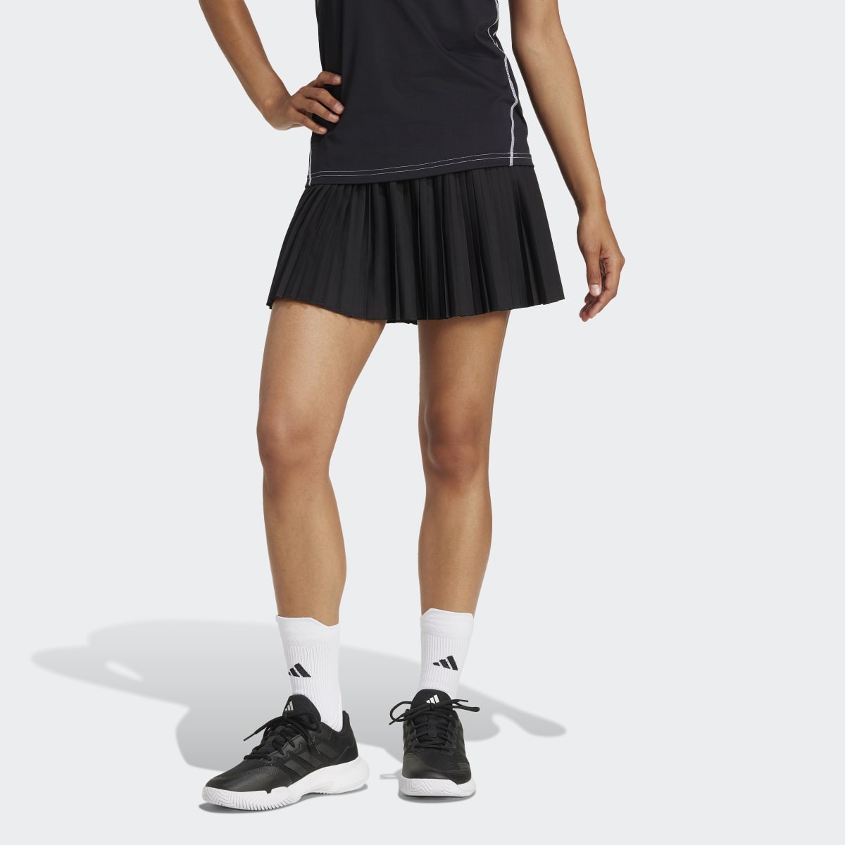 CLUB PLEATED SKIRT Black